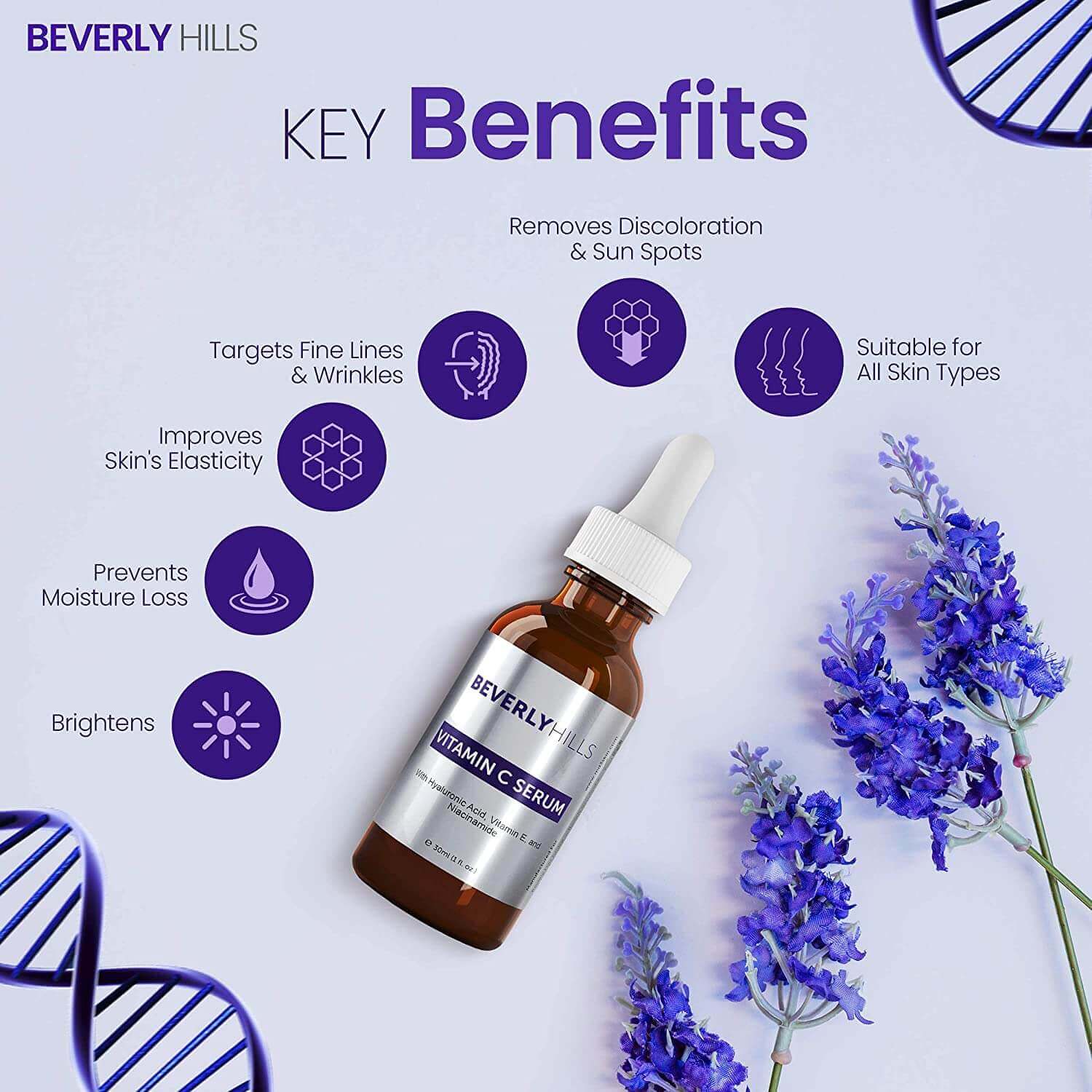 Key benefits of the Beverly Hills Vitamin C Serum