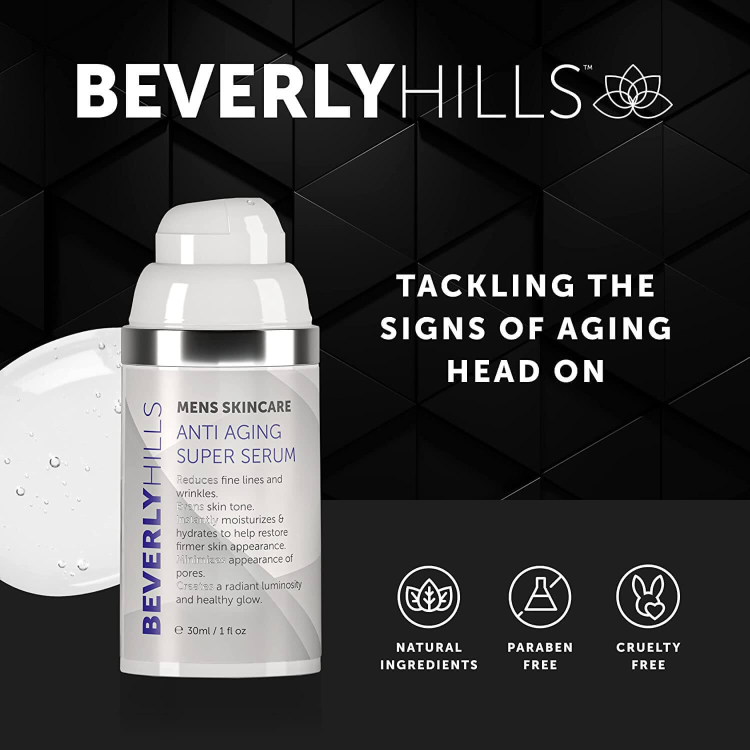 Tackling the signs of ageing head on — natural ingredients, paraben free, cruelty free