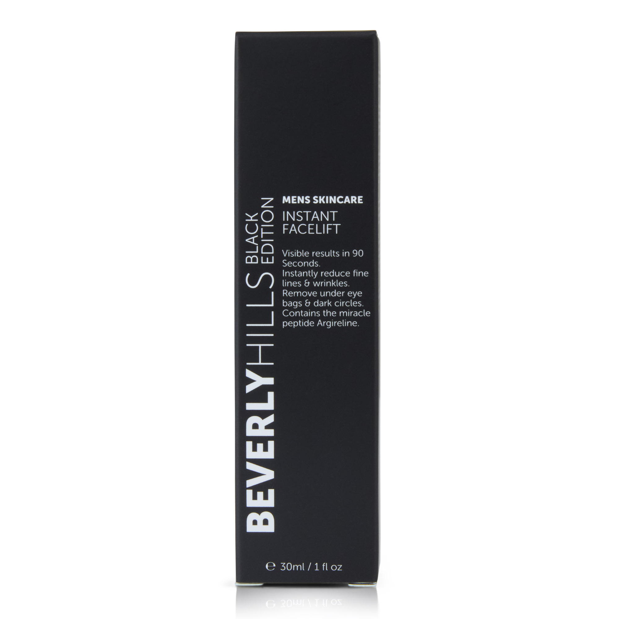 Beverly Hills Black Edition Men's Instant Facelift carton, front view