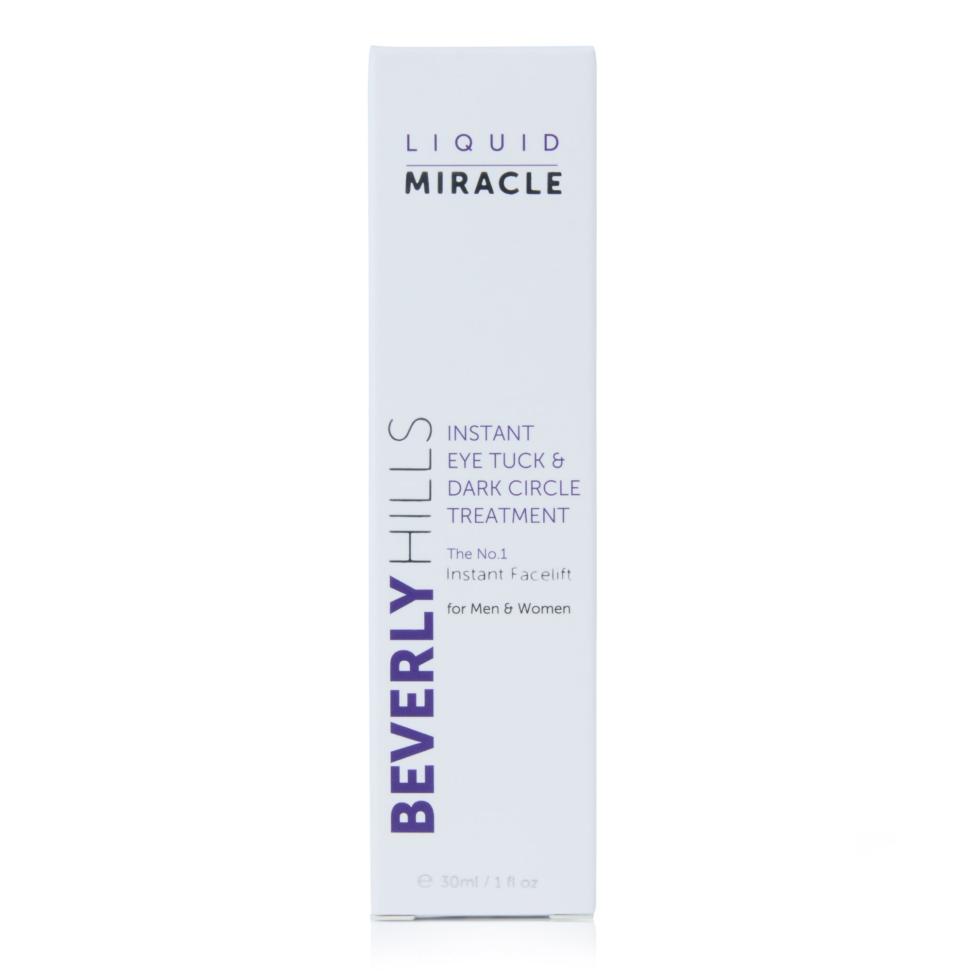 Beverly Hills Liquid Miracle Instant Eye Tuck & Dark Circle Treatment carton, front view