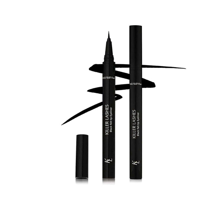 KL Killer Lashes Black Felt Tip Eyeliner, 2ml